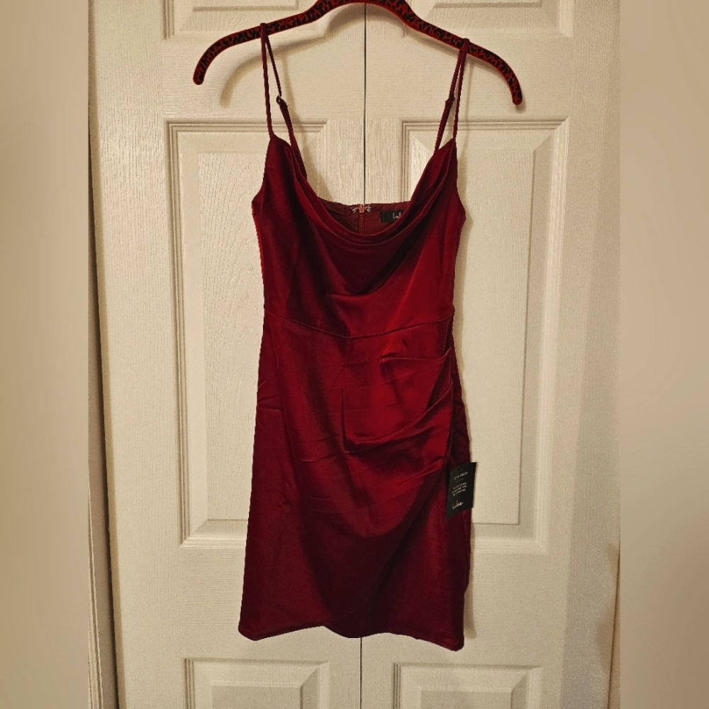 Lulu's Satin Dress